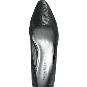 Karen Scott Meaggann Black Shoes
